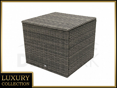 Box na polstry 90 x 90 cm BORNEO LUXURY (šedá)