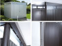 Zahradní domek BIOHORT Highline H4 duo 275 × 275 cm (šedý křemen metalíza)