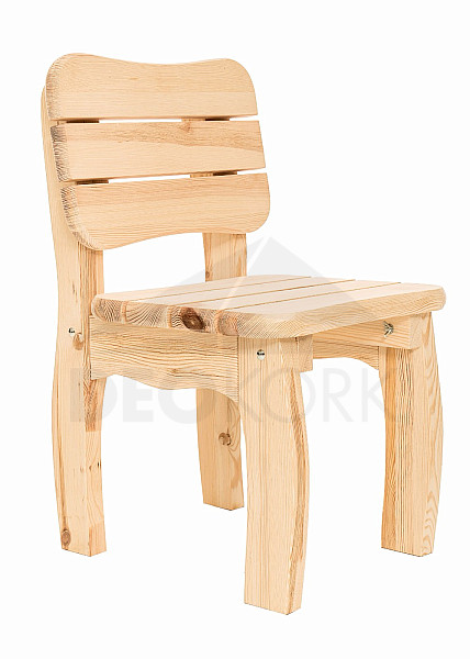 Masivní zahradní židle z borovice VIKING (40 mm)