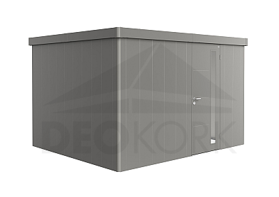 Zahradní domek BIOHORT Neo 3D 384 × 292 cm (šedý křemen metalíza)