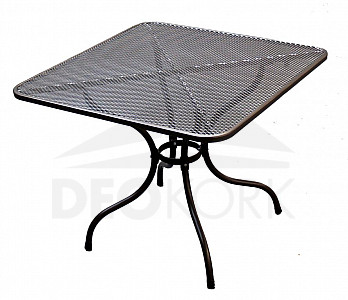 Kovový stůl 105 x 105 cm