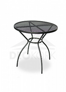 Kovový stůl STEEL (ø70 cm)