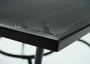 Kovový stůl QUADRA 100x100 cm (černá)
