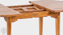 Zahradní teakový stůl ELEGANTE 130/180x120 cm