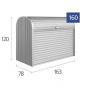 Mnohostranný účelový roletový box StoreMax vel. 160 163 x 78 x 120 (šedý křemen metalíza)