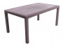 Zahradní stůl z umělého ratanu MANHATTAN 161x95 cm (hnědý)