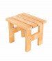 Masivní dřevěná zahradní stolička TEA 03 o síle 38 mm